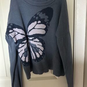Abercrombie Kids Blue Butterfly Sweater